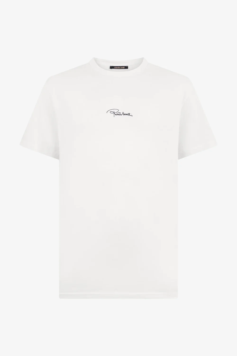 White T-Shirt With Snake Print