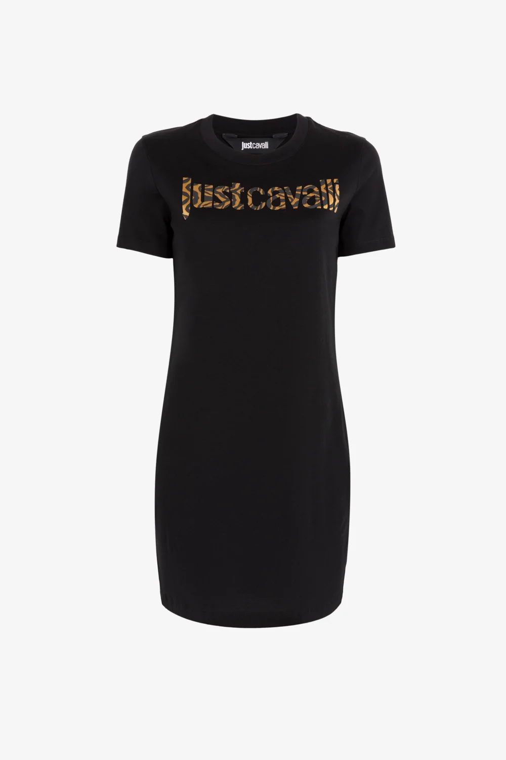 Just Cavalli Logo-Print Mini Dress
