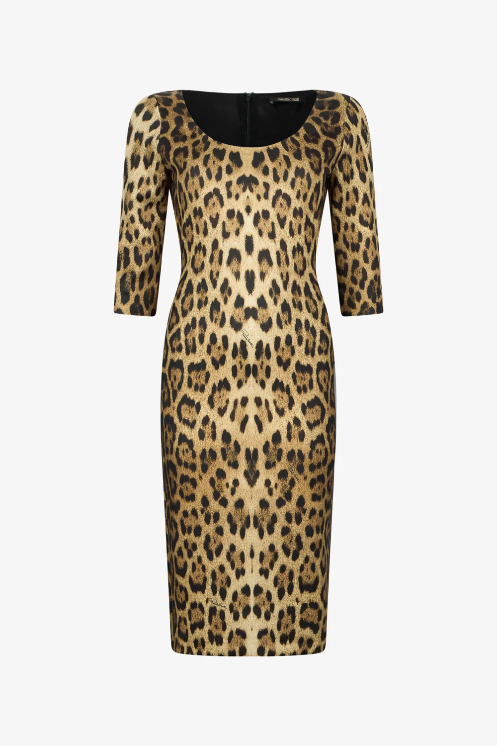 Leopard Print Midi Dress