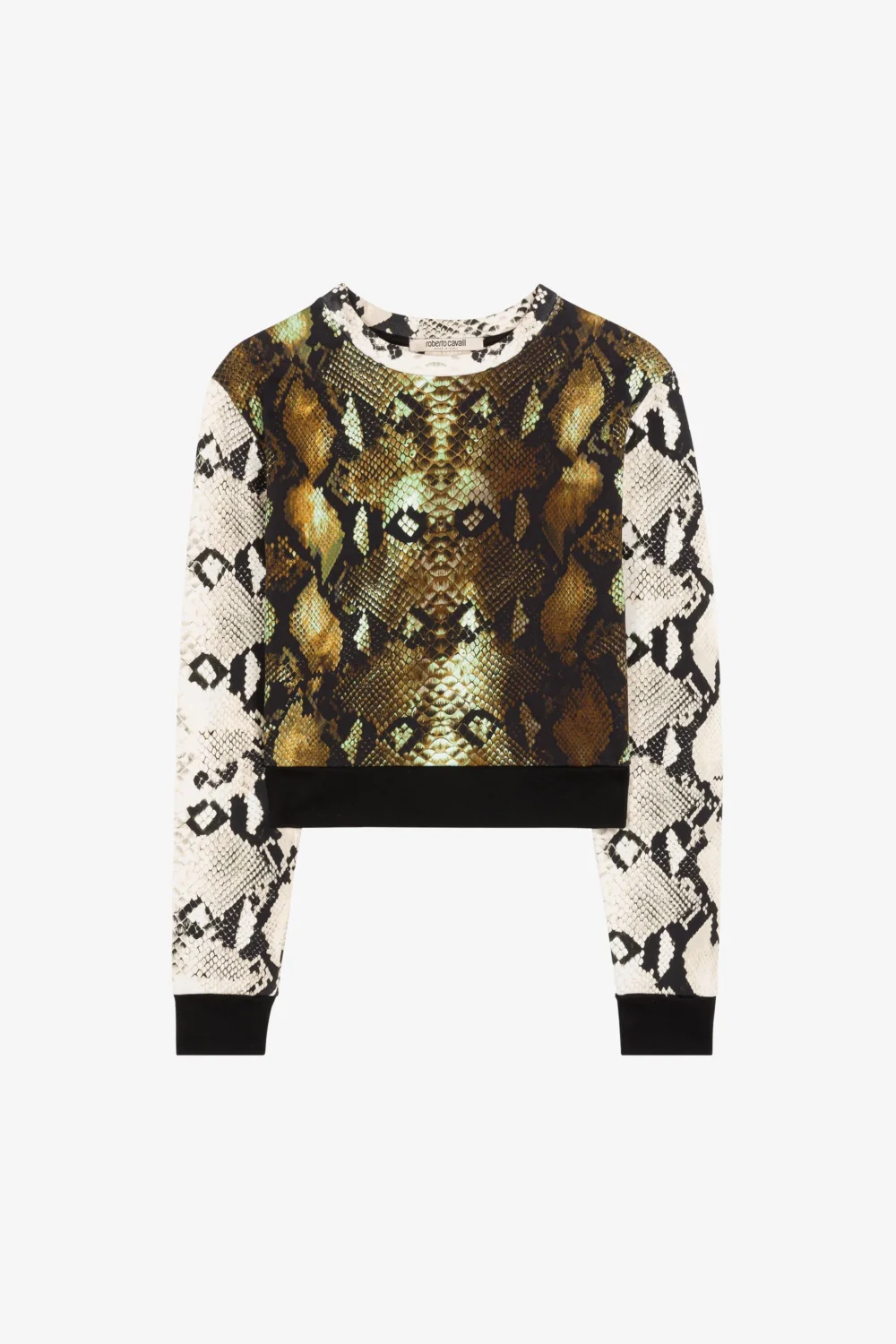 Python-Print Cotton Sweatshirt