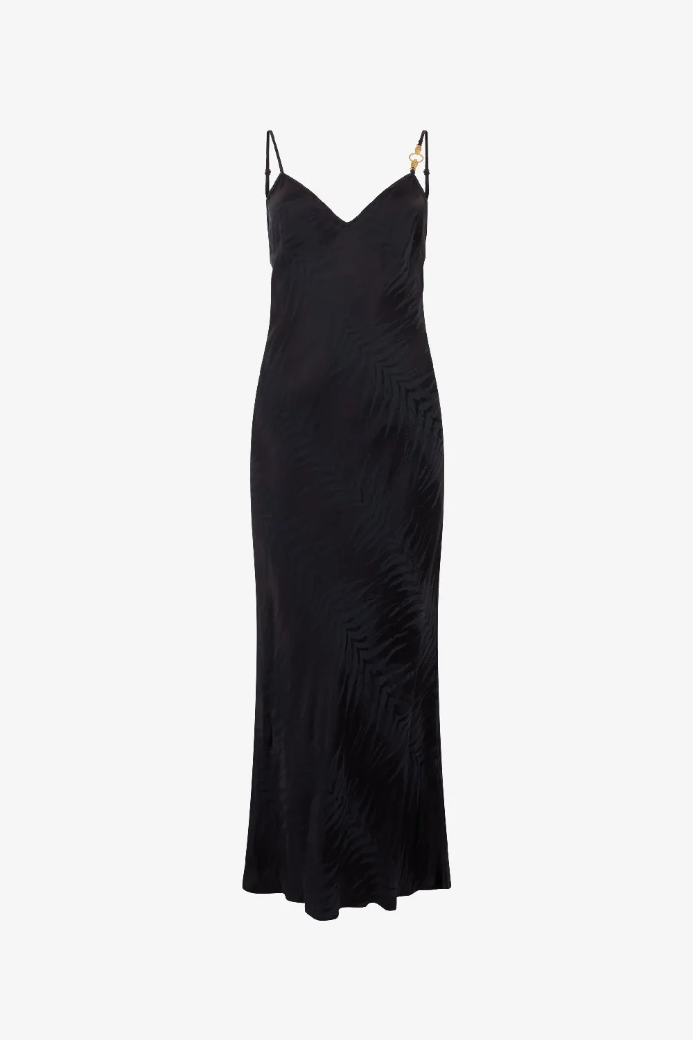 Natural Barb Print Midi Dress