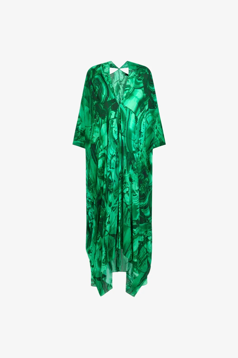 Malachite Print Long Kaftan
