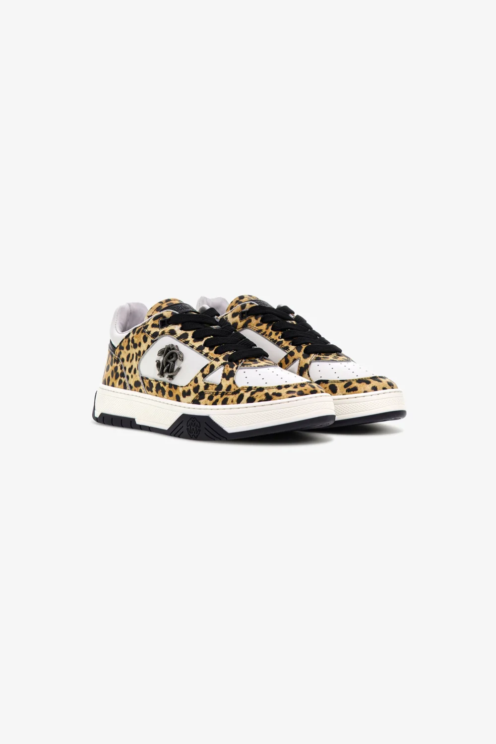 Low-Top Sneakers with Jaguar Print