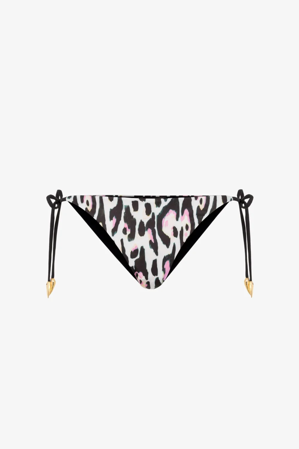 Leopard-print bikini bottoms