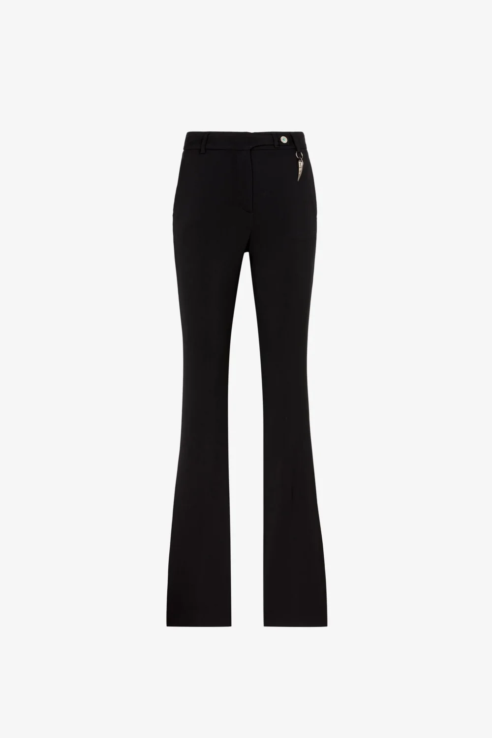 High-waist bootcut trousers