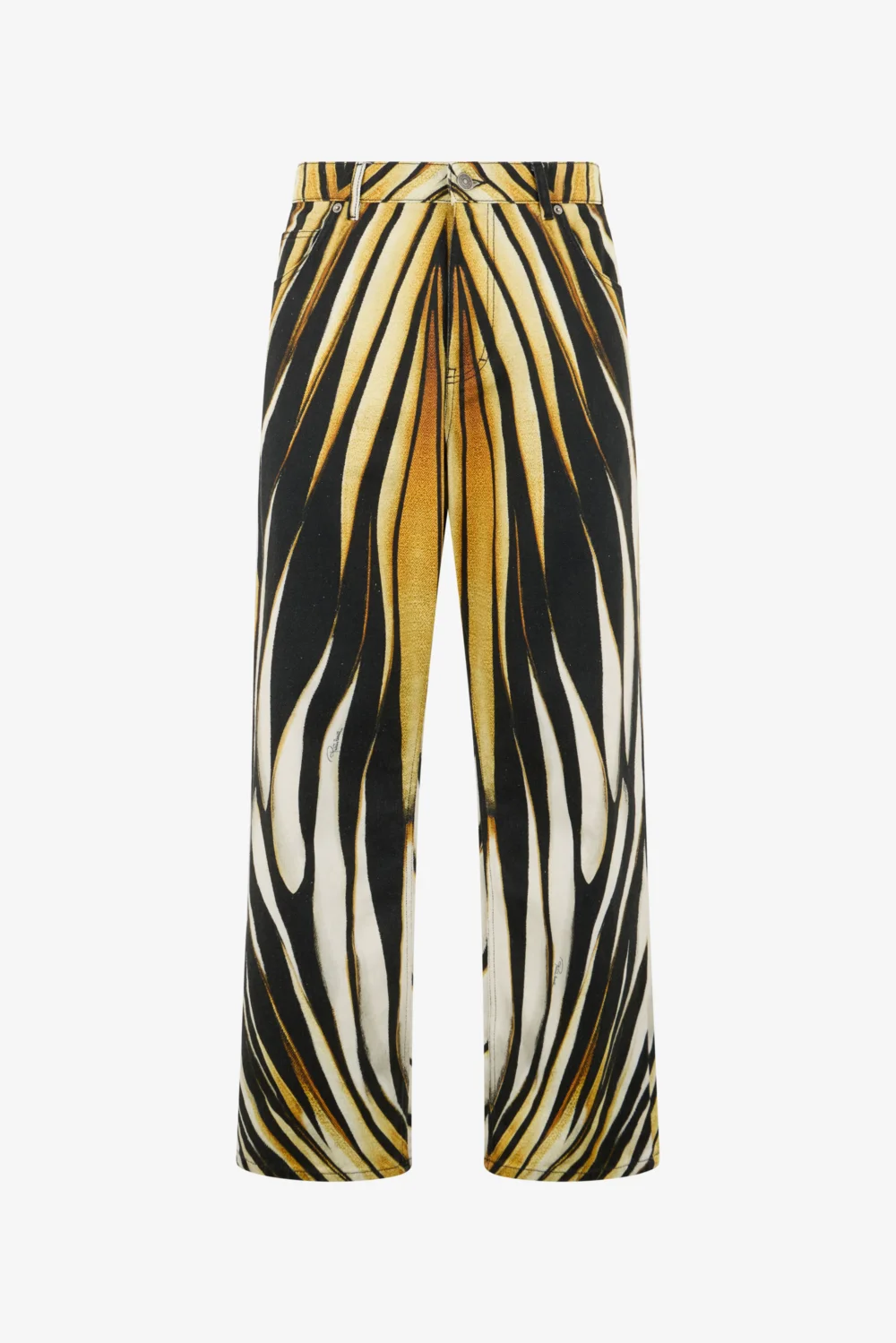 Ray of Gold Print Jeans