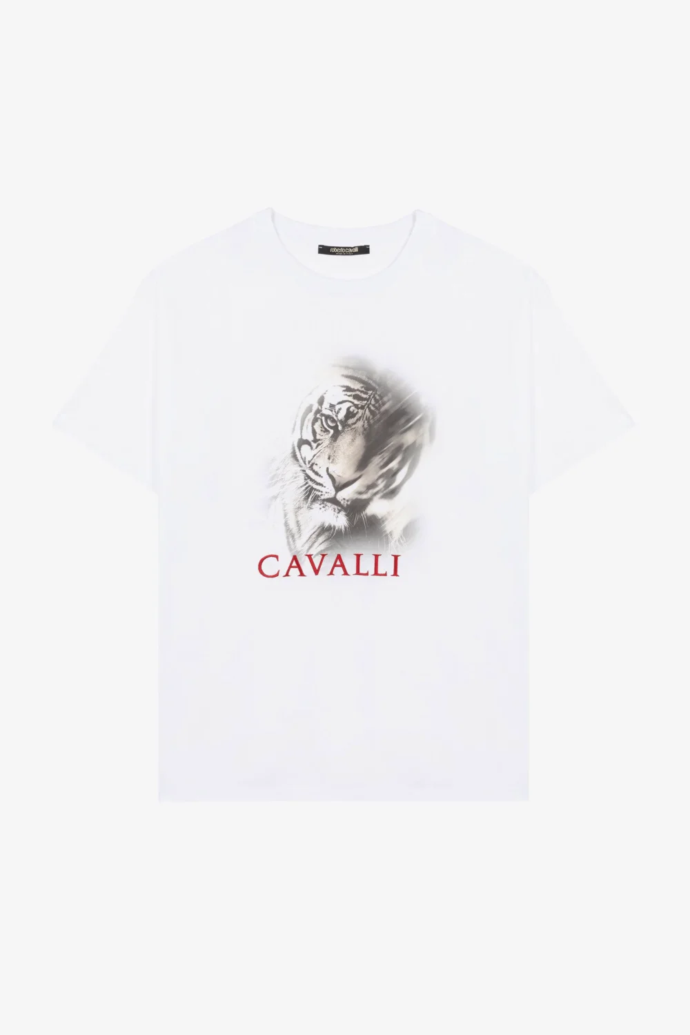 Tiger-Print Cotton T-Shirt