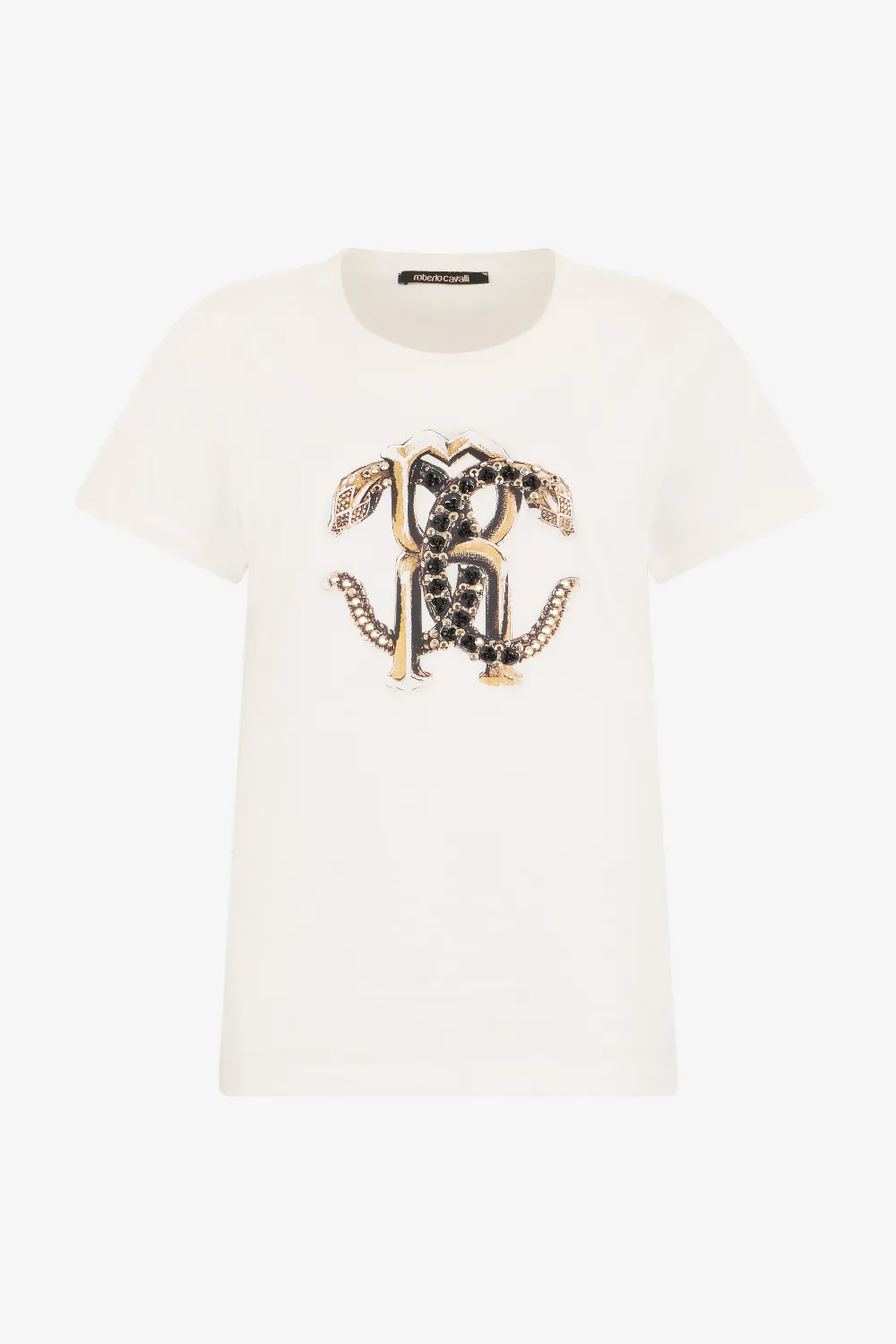 Ivory T-shirt with Logo