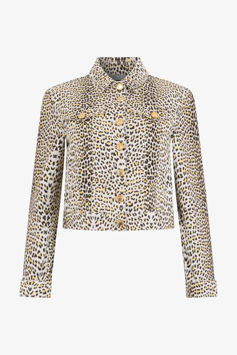 Pop Jaguar Animal-Print Jacket