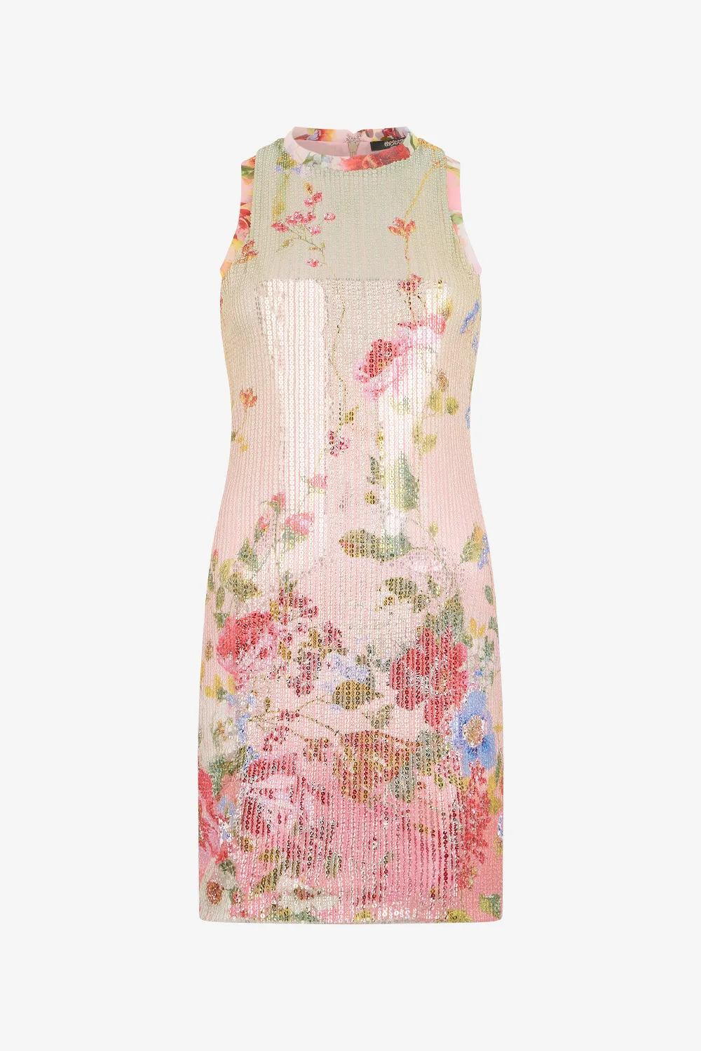 Miami Flowers Print Mini Dress
