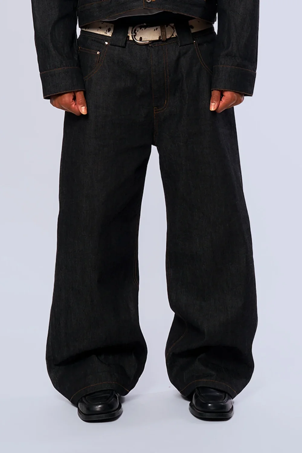 Raw Selvedge Japanese Denim Pants Black V1 - 2