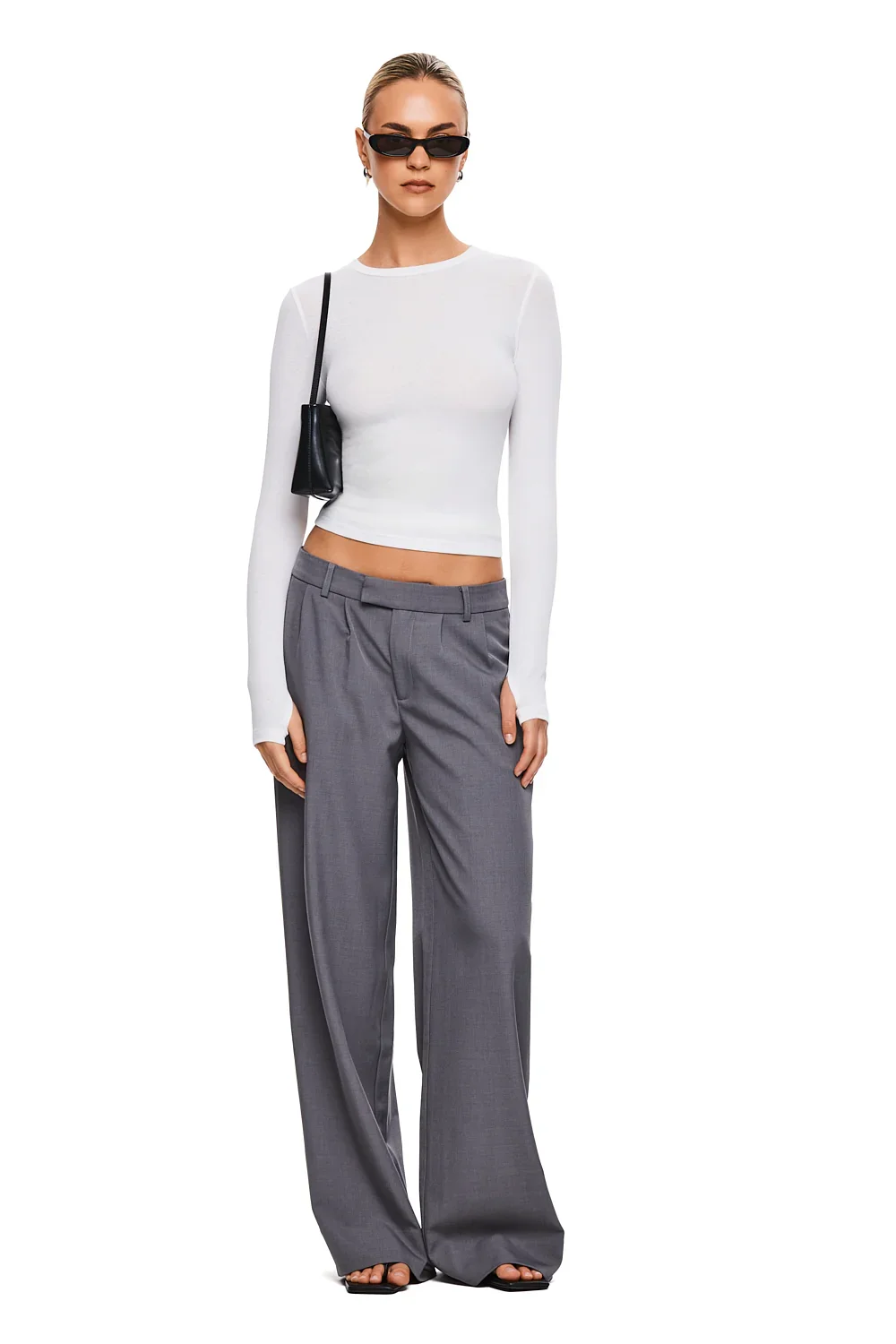 THE DOVE WHITE LONG-SLEEVE TOP
