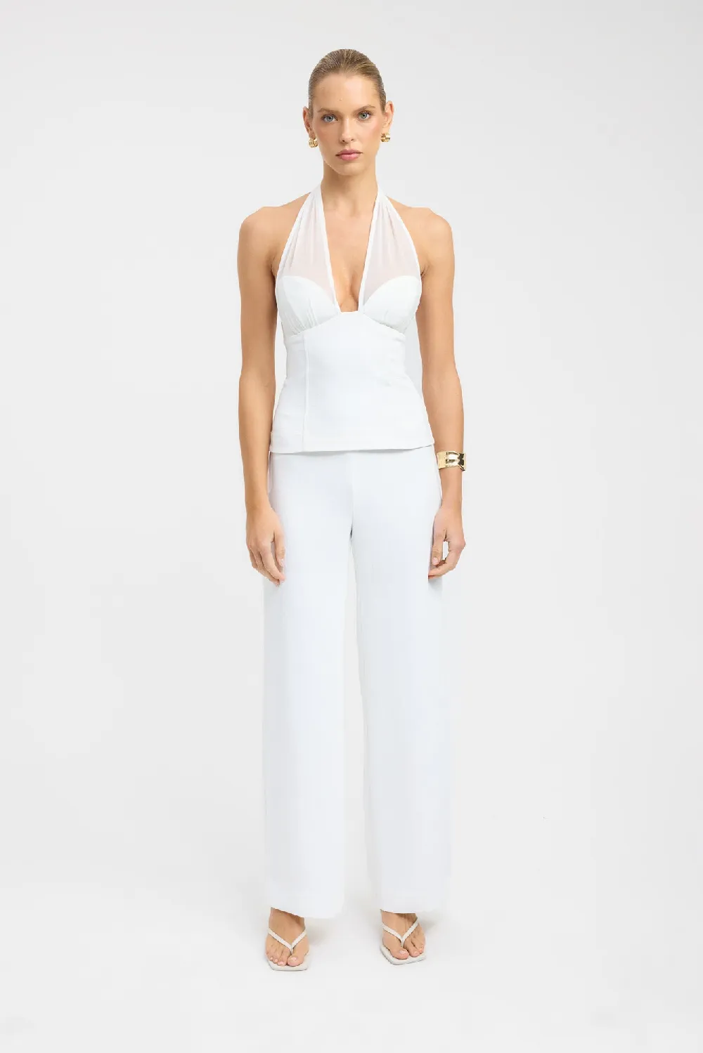 Oyster Mesh Top