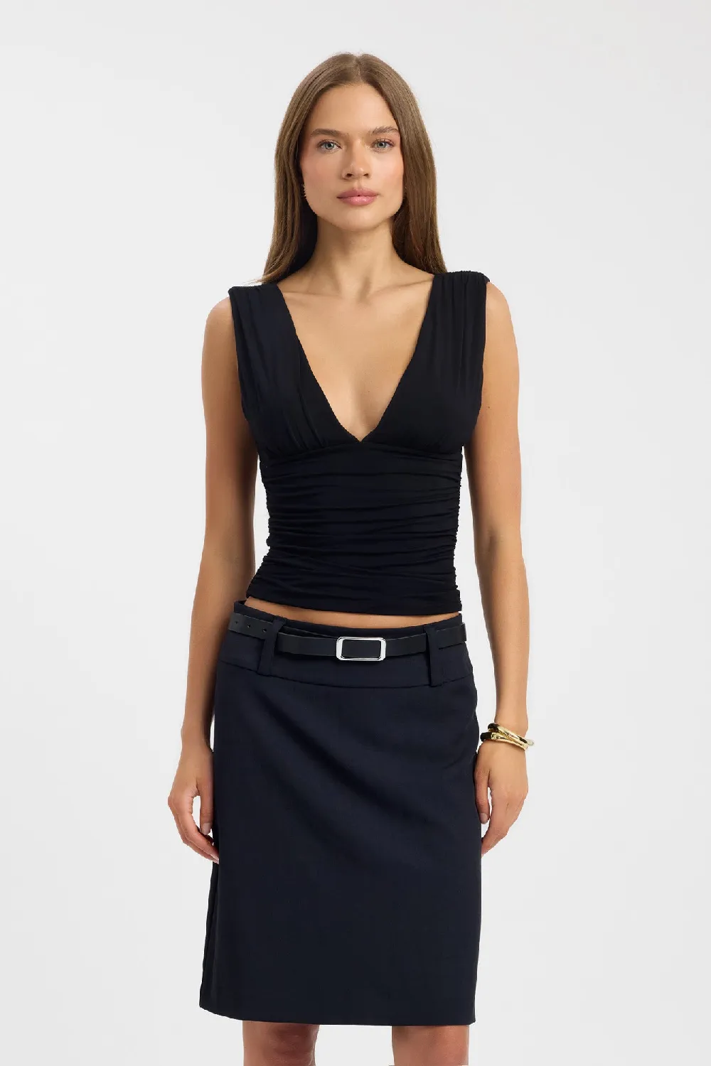 Ariel Low Rise Midi Skirt - 2