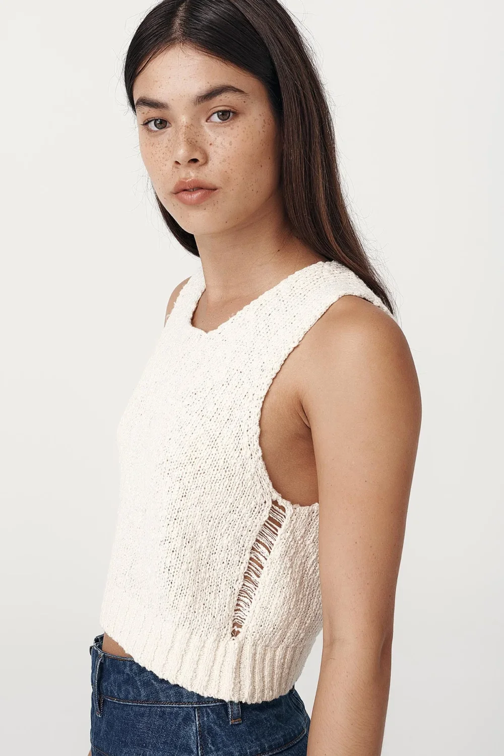 Catalina Crop Knit Tank