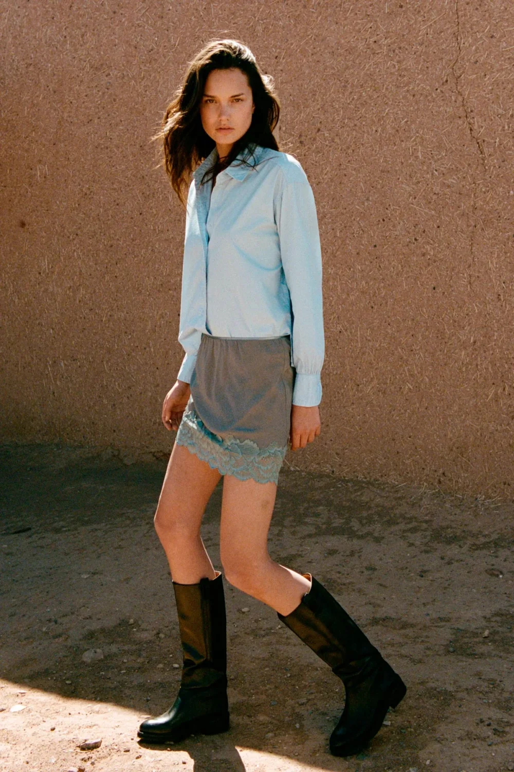 Marina Silk Mini Skirt