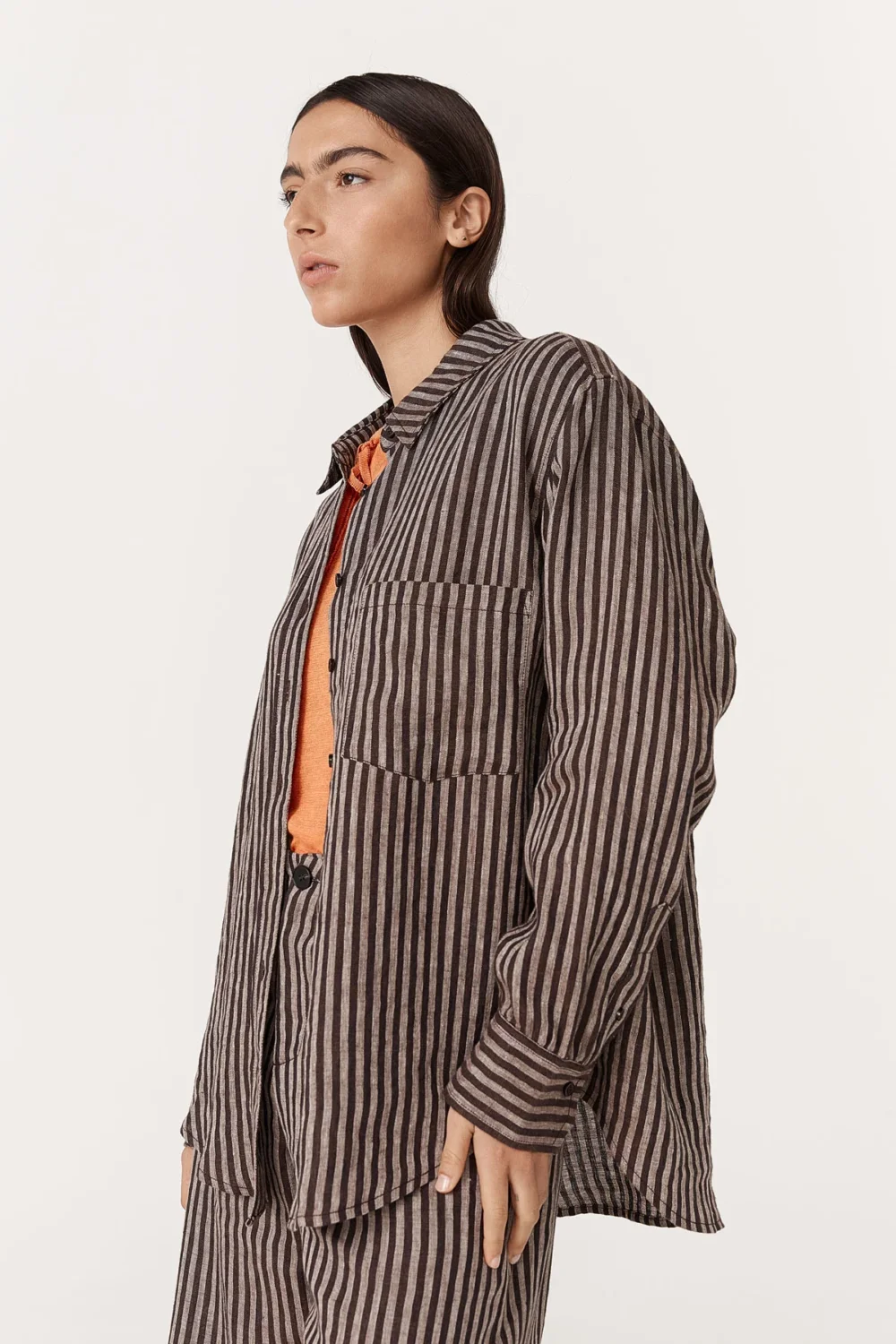 Ramona Linen Long Sleeve Shirt - 5