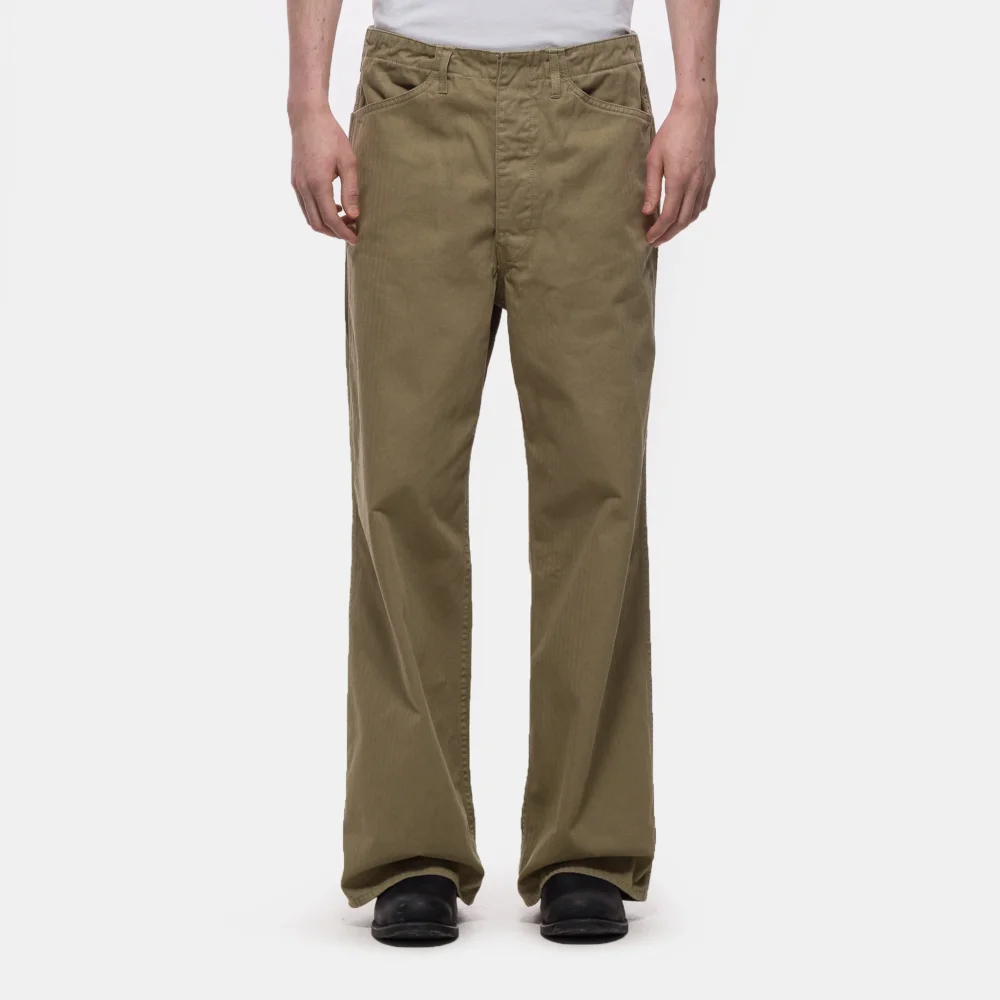 HBT Service Pant in Washed Olive