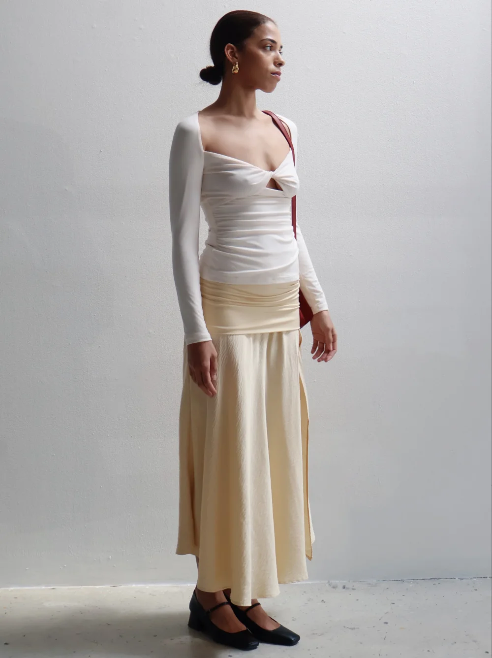 Cream Posie Long Sleeve Top - 3