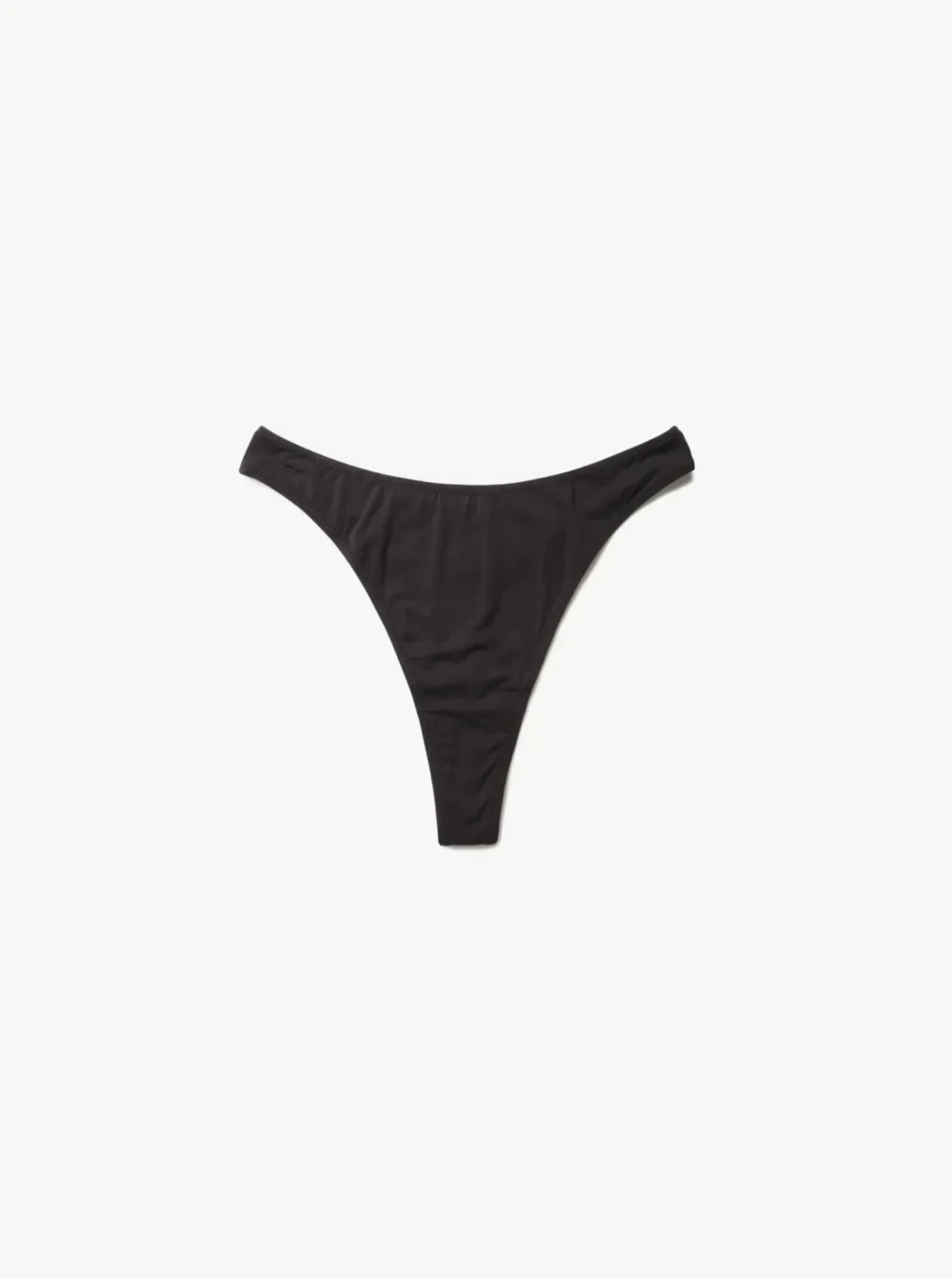 Moana High Waist Thong Charcoal