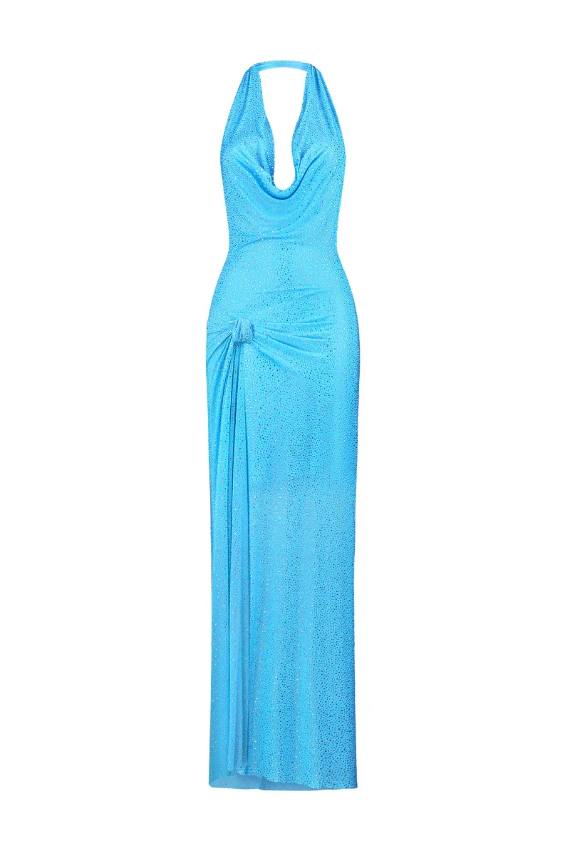 ALESSIA DRESS IN BLUE