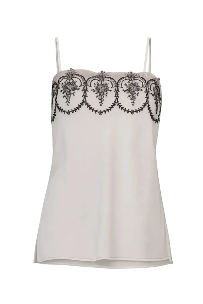 LEILA TOP IN IVORY