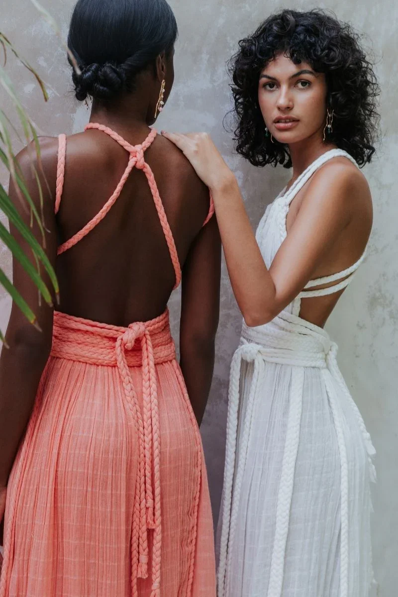 GISELLA MAXI DRESS IN NUDE - 4