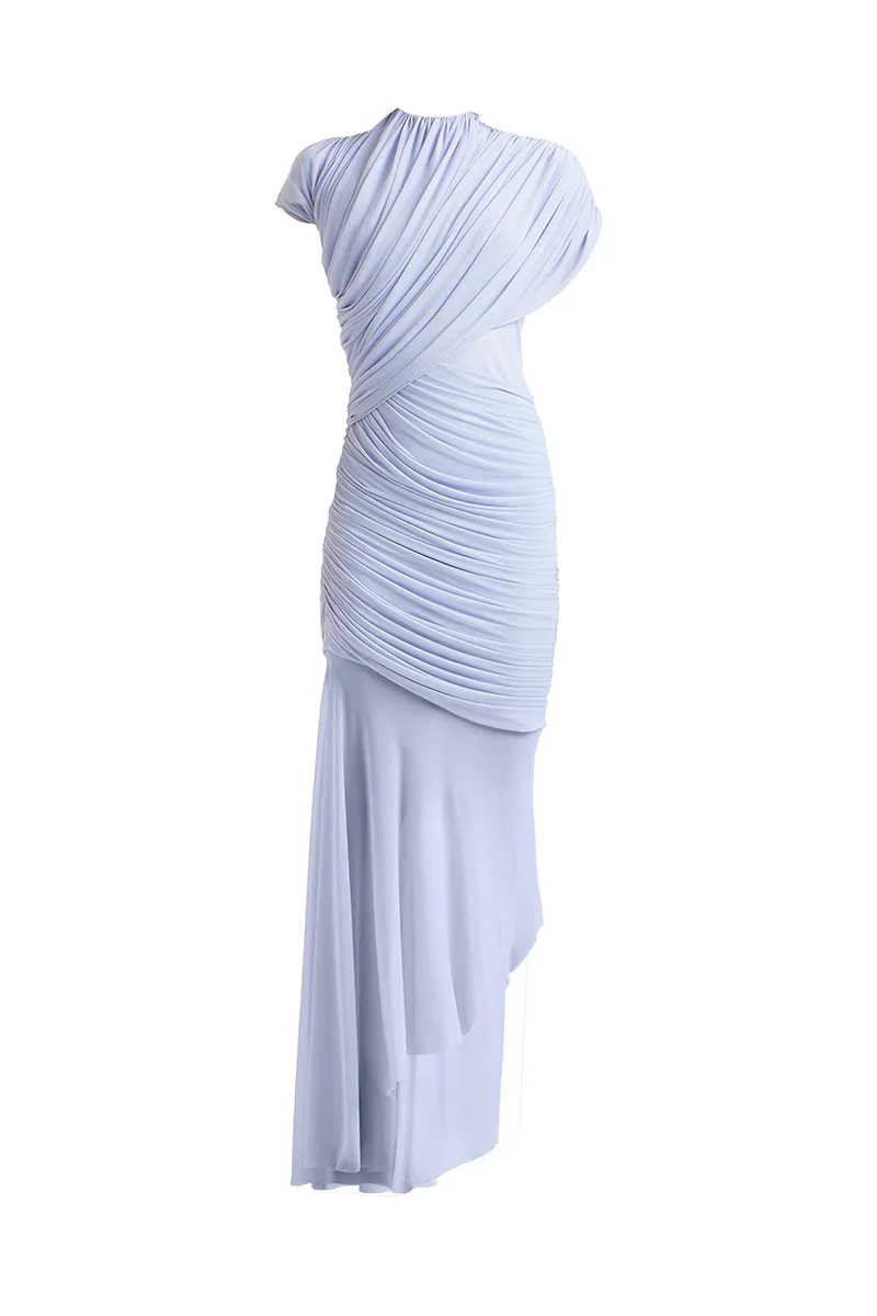 ALINA DRESS IN PERIWINKLE