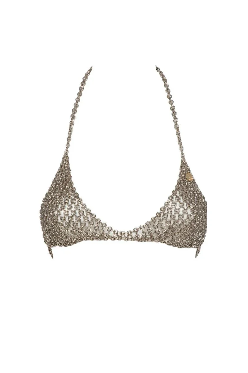 THE BRA IN SILVER