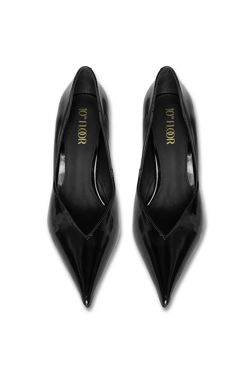 UPTOWN HEEL IN BLACK - 2