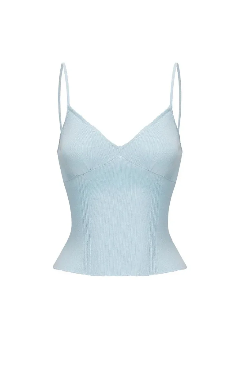 CARRIE TOP IN BLUE
