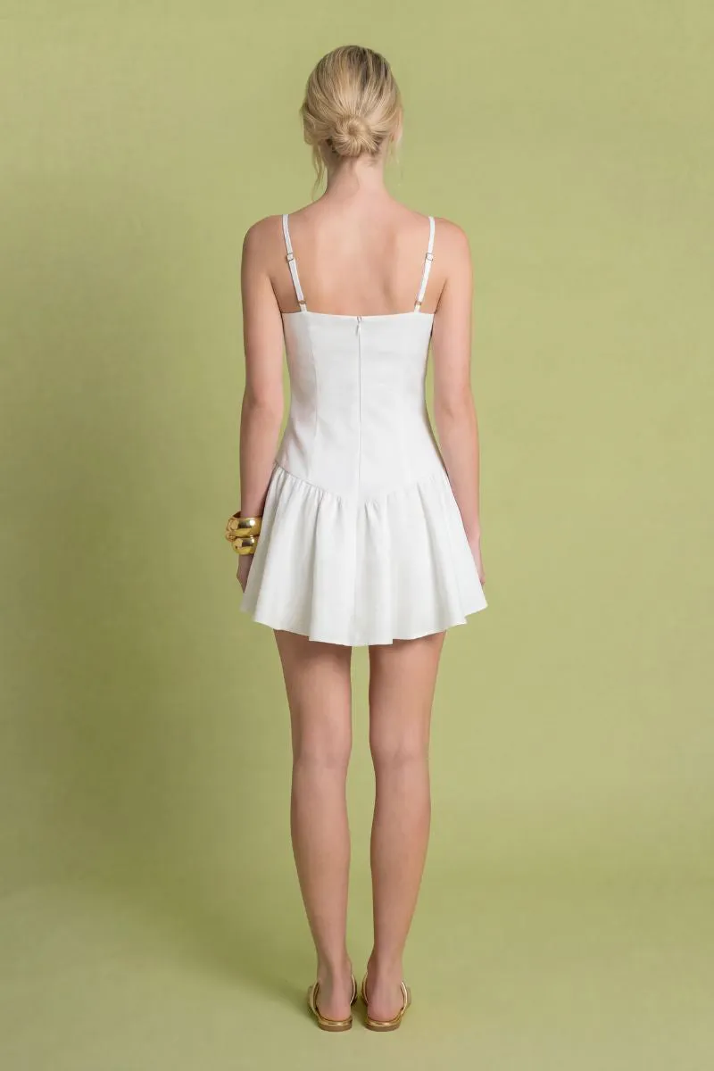 SUNNY DRESS IN WHITE - 3