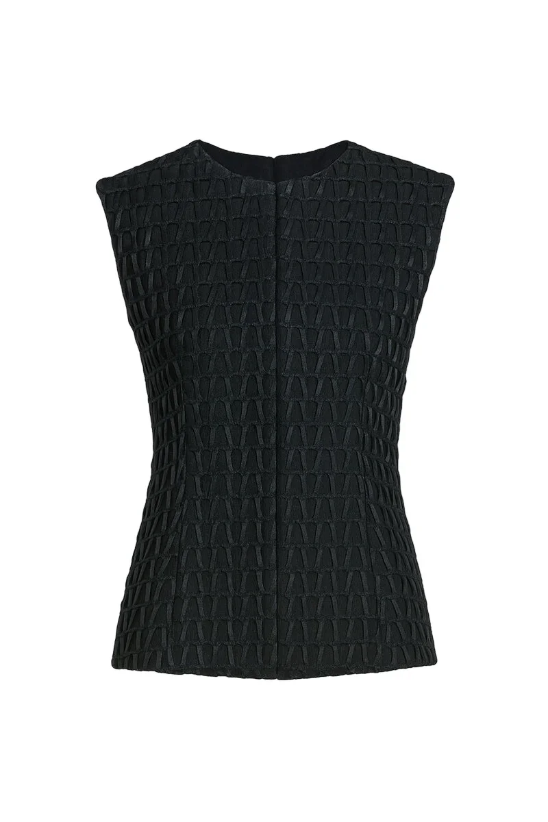 CATHEDRAL CREPE VEST