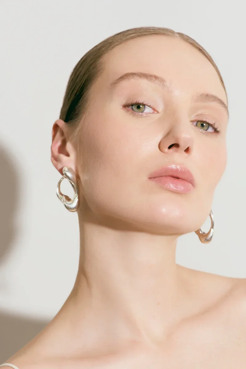 RENASER EARRINGS IN SILVER - 4