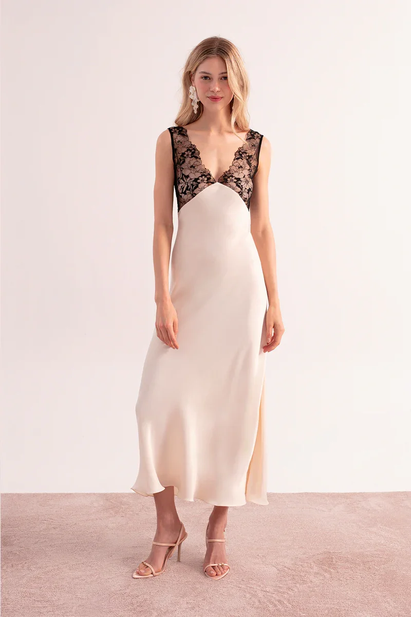 SHADOW DRESS IN IVORY - 2