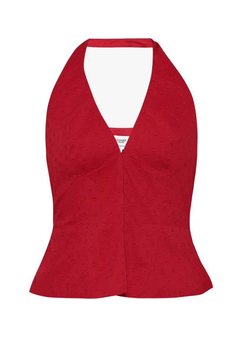 RHEA TOP IN CHERRY