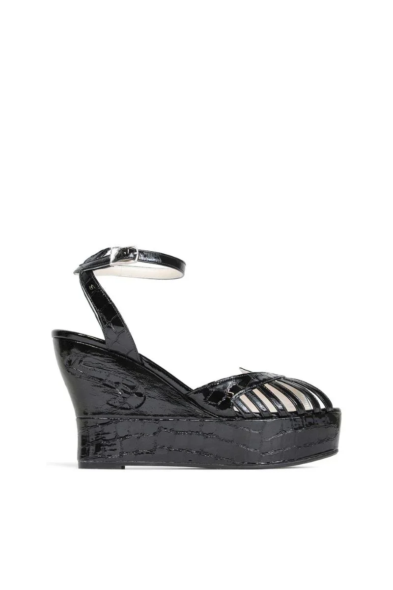 MARGAUX MID HEELS IN BLACK