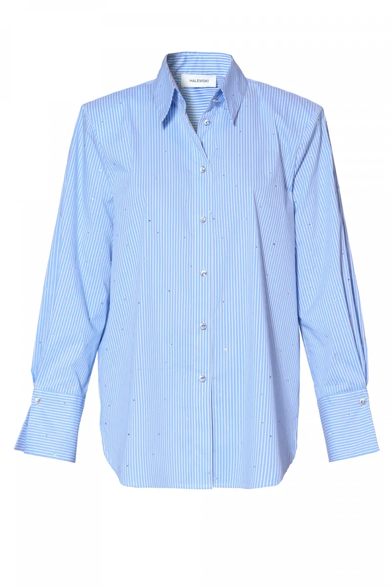 IRMA BLOUSE IN LIGHT BLUE JETS