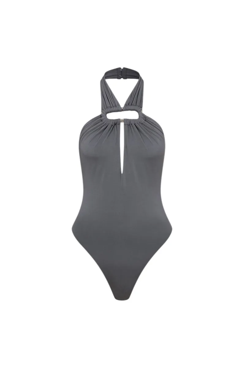 LEYA BODYSUIT IN GRAY