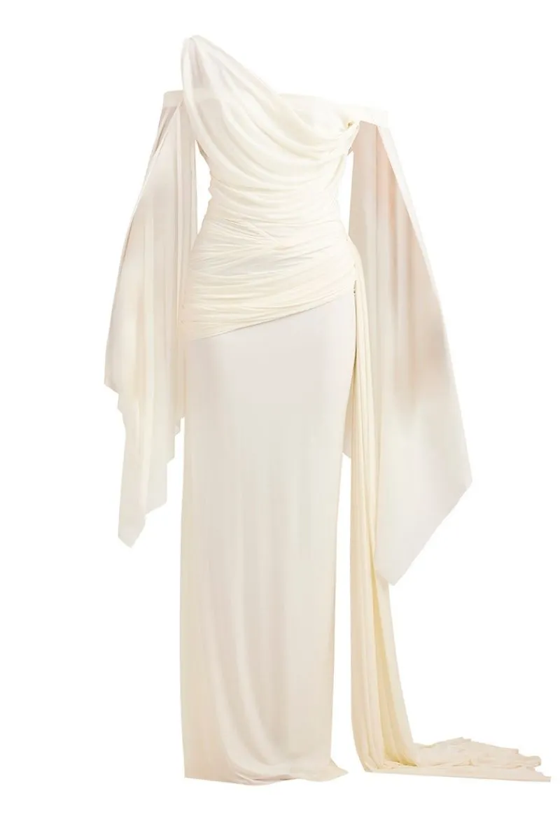 CYNTHIA MAXI DRESS IN BUTTER YELLOW