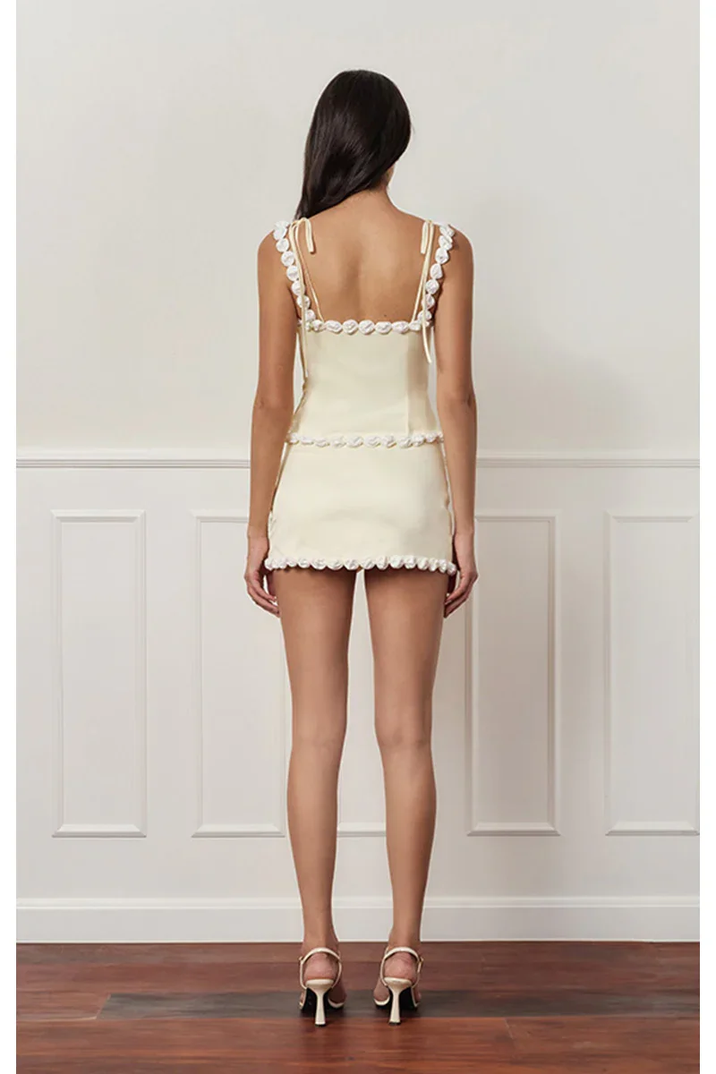 CAKE BUSTIER IN LIGHT YELLOW - 4
