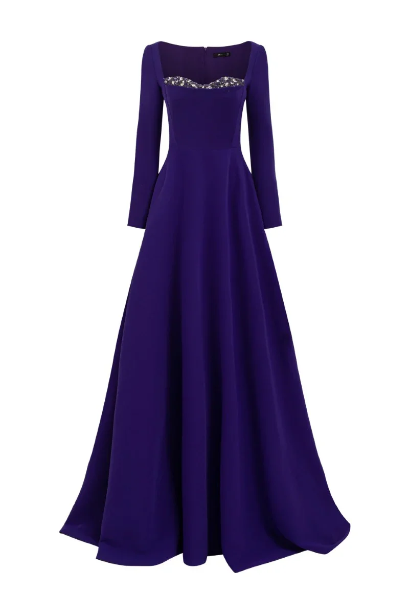 BLANCHE CREPE GOWN