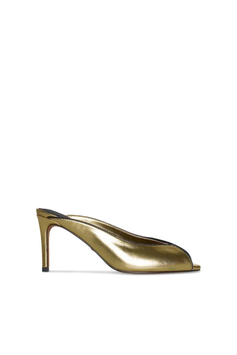 RIVA HEEL IN GOLD