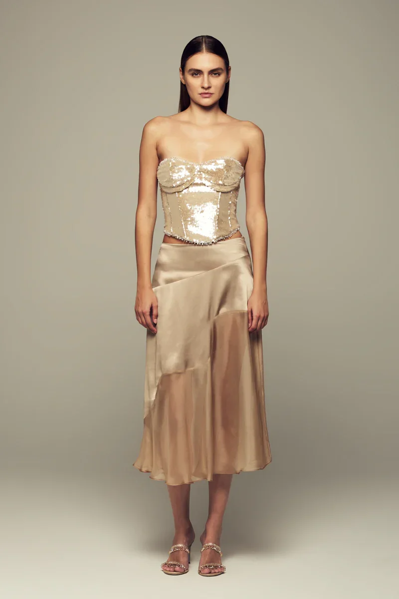 NAUSICA SKIRT IN NUDE - 2