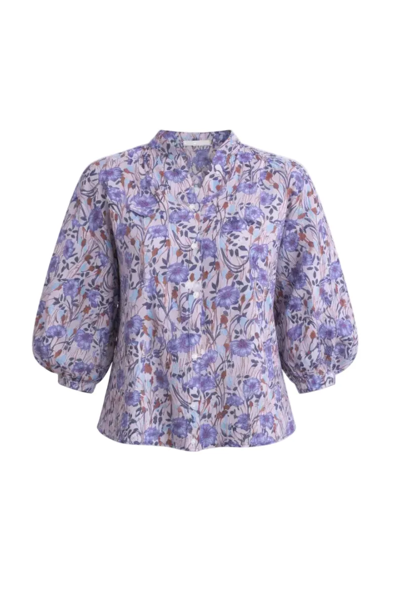 DAPHNE BLOUSE IN IRIS MULTI