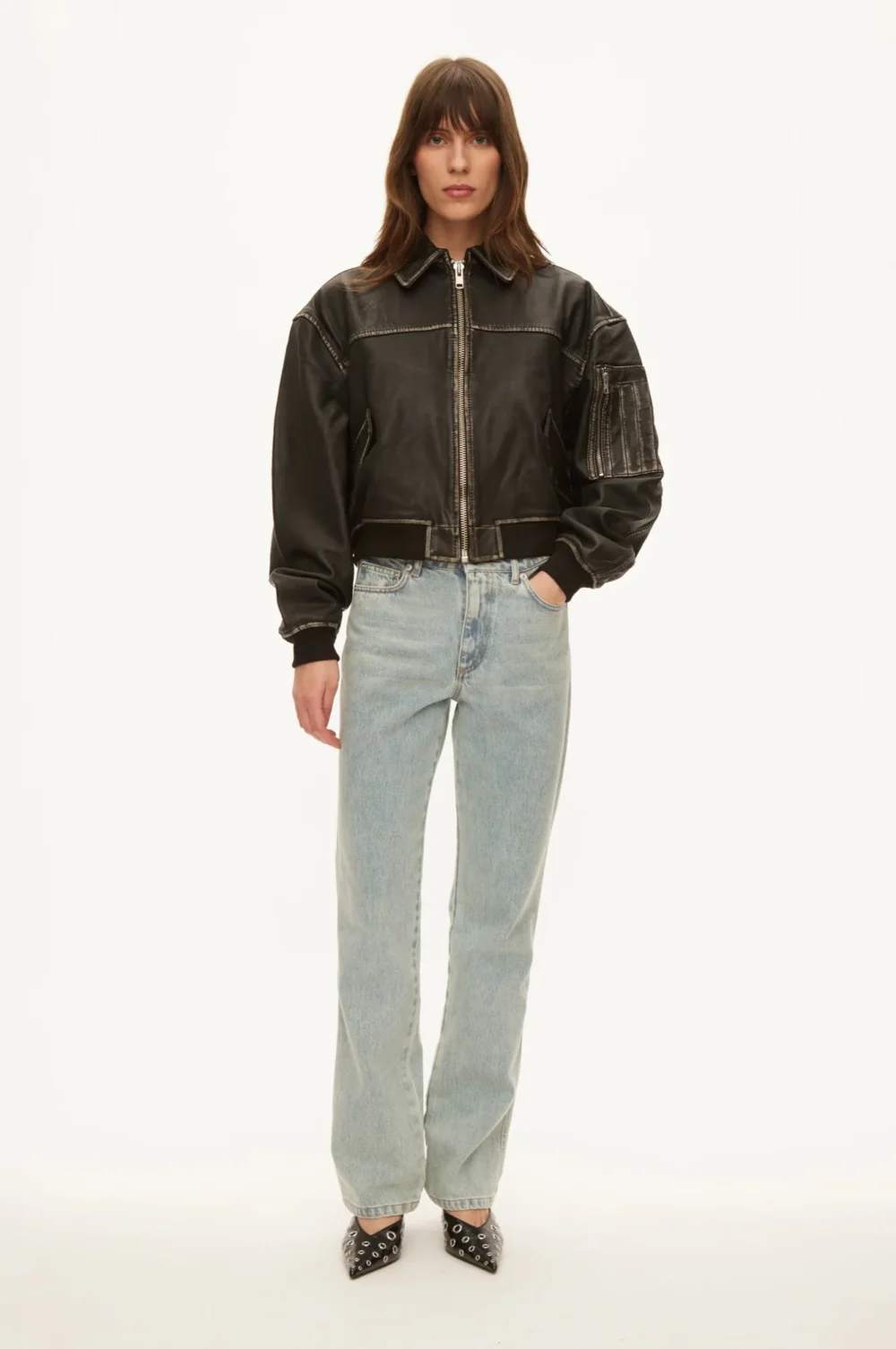 OSRocker Leather Bomber