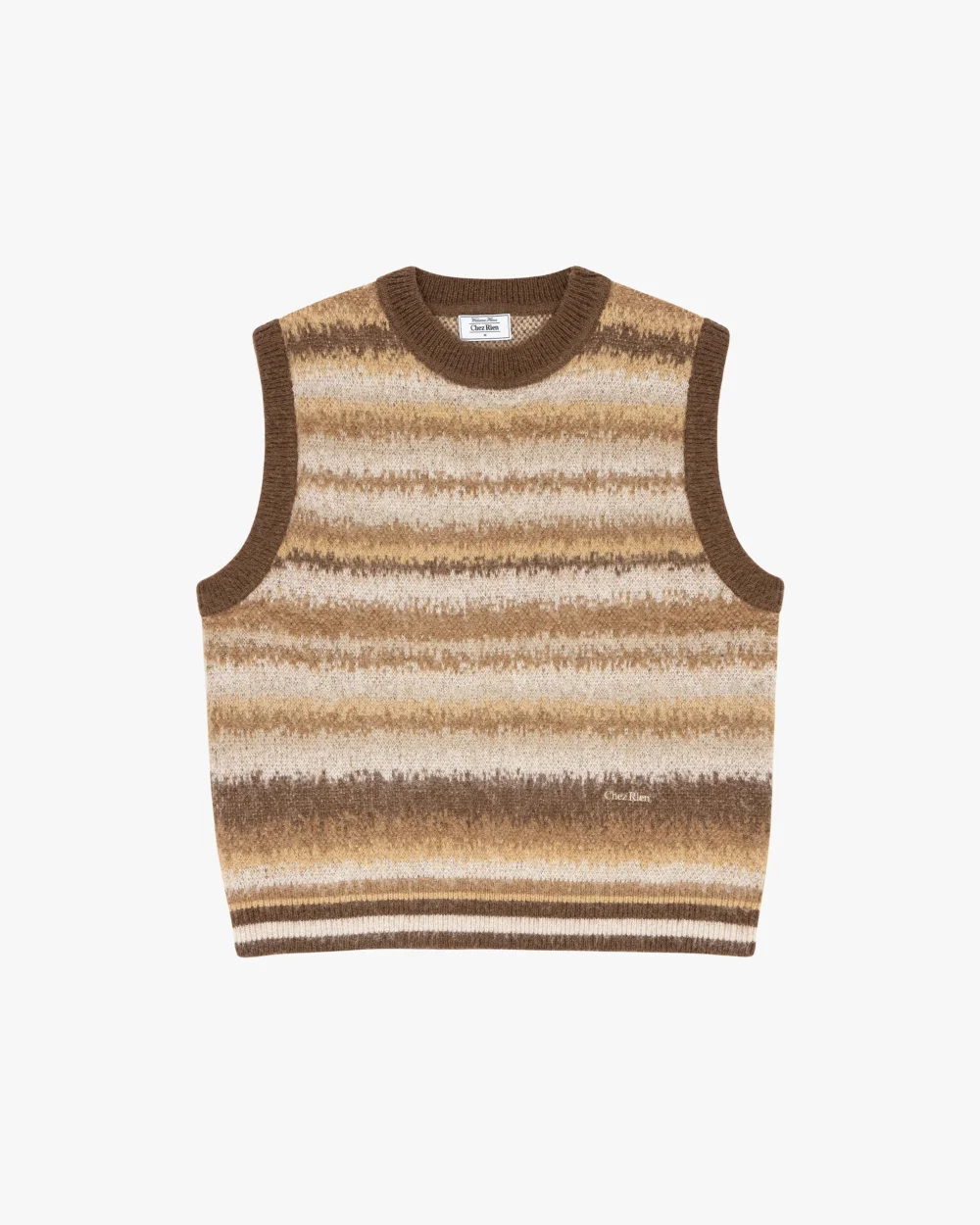 Gradient Stripe Sweater Vest