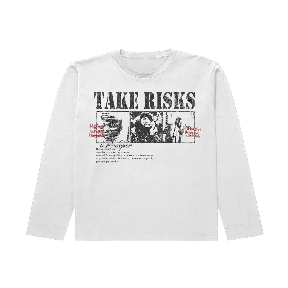 Take Risks 'Influence shaped by perspective' Long Sleeve T-shirt