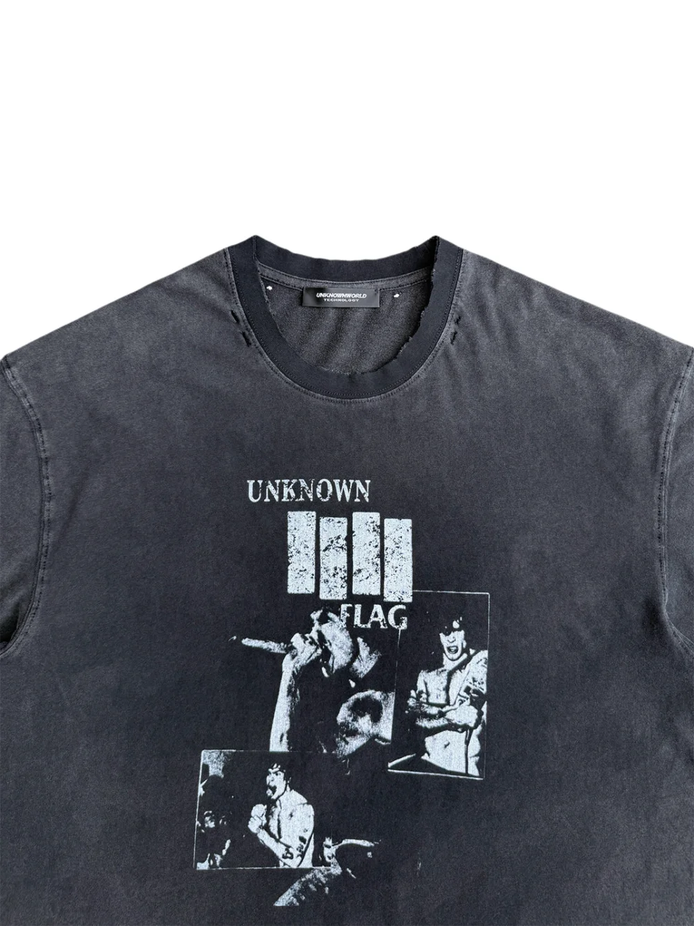 UNKNOWNWORLD | Underground Punk Washed Tee - 3