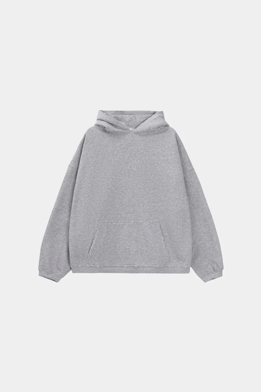 Cropped Hoodie Grey